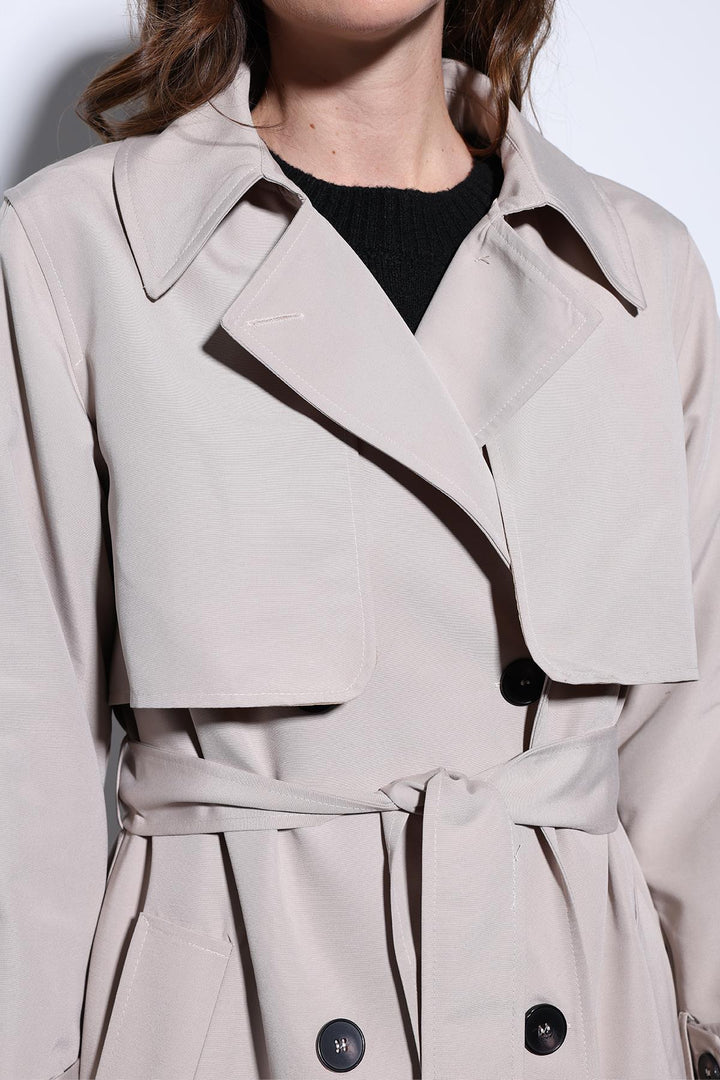 ANT Antioch Mr. Double-Breasted Belted Women's Trench Coat - Melito di Napoli