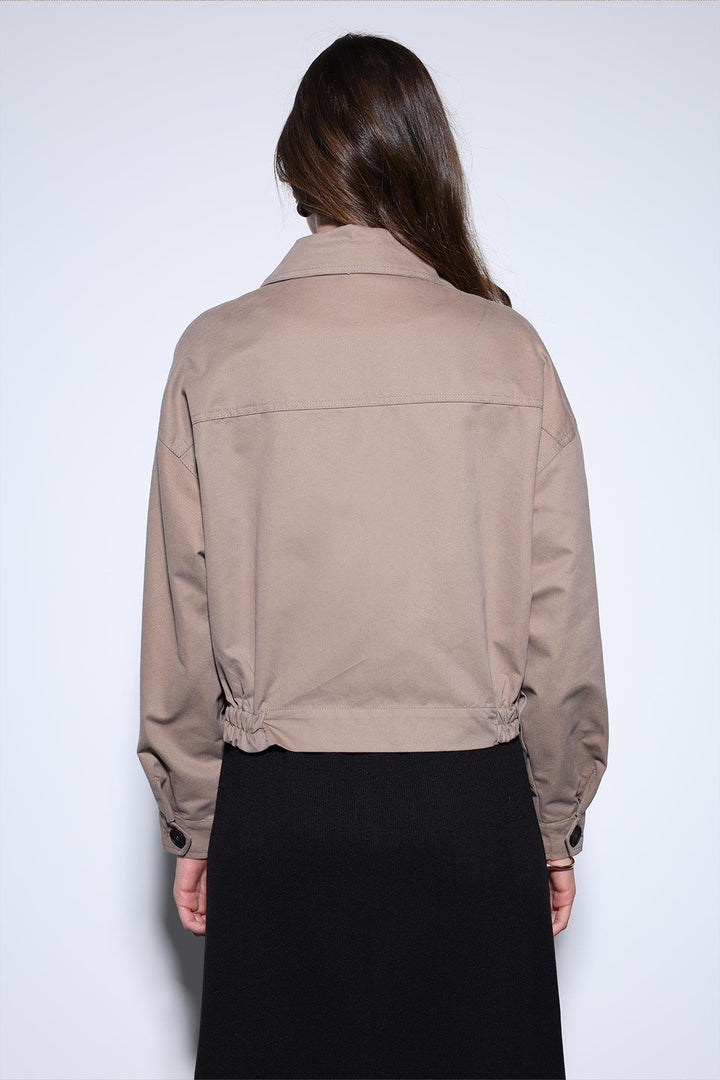 ANT Antioch Mr. Short Women's Trench Coat - Caltagirone