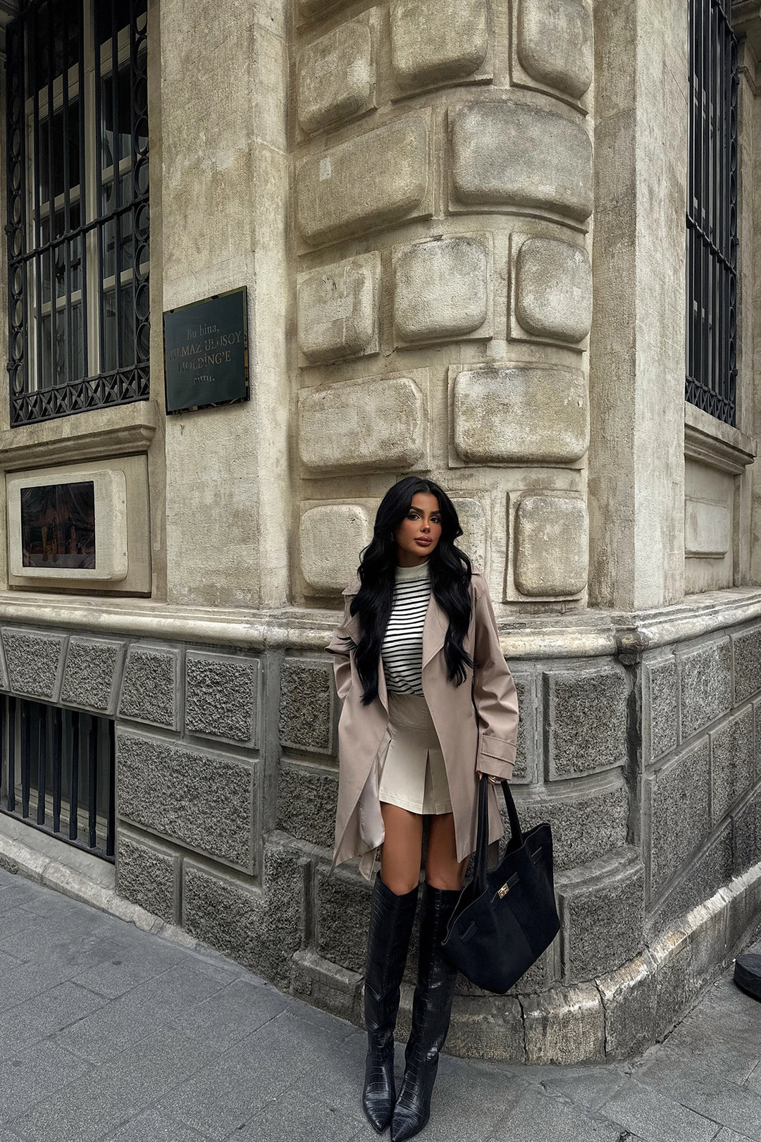EYY Women Beige Pea Coat - Kensington
