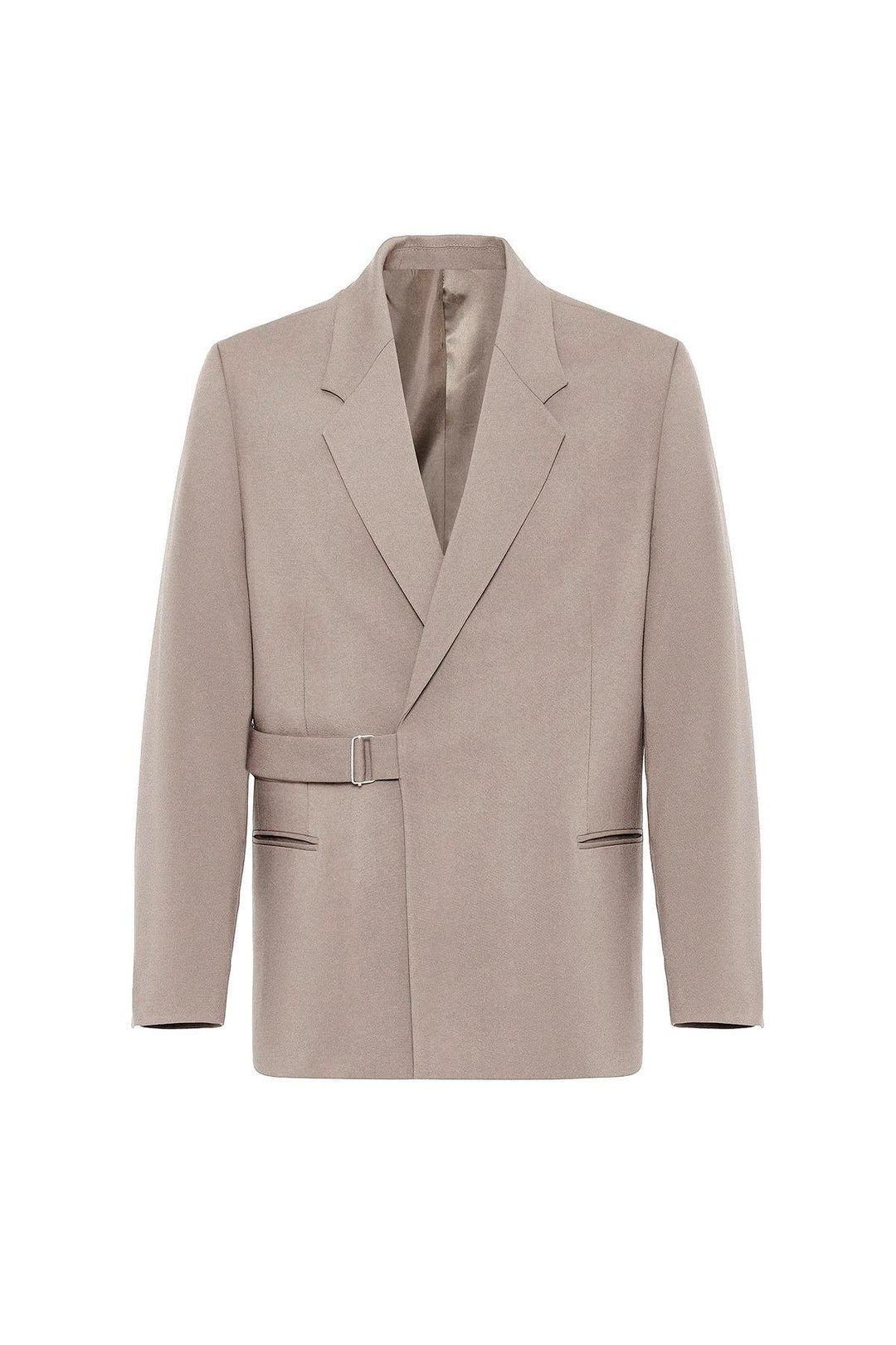 ANT Antioch Bej Kuşaklı Relax Fit Men's Blazer Jacket - Newark
