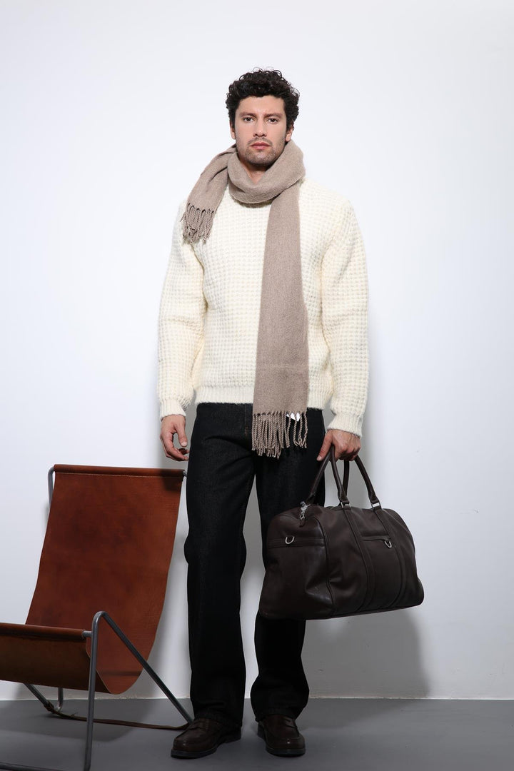 ANT Antioch Lord Knitted Texture Men's Sweater - Haverstraw