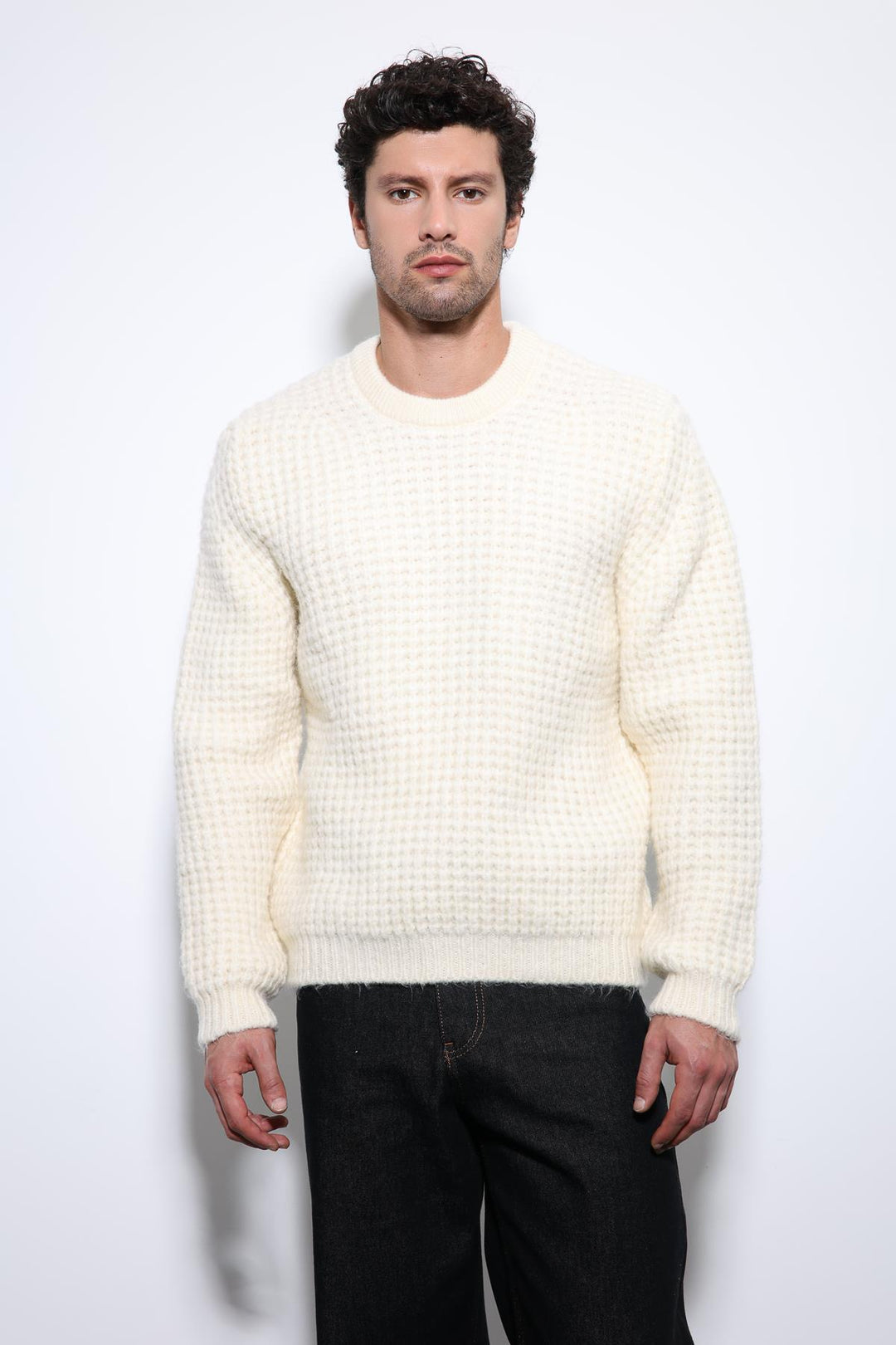 ANT Antioch Lord Knitted Texture Men's Sweater - Haverstraw