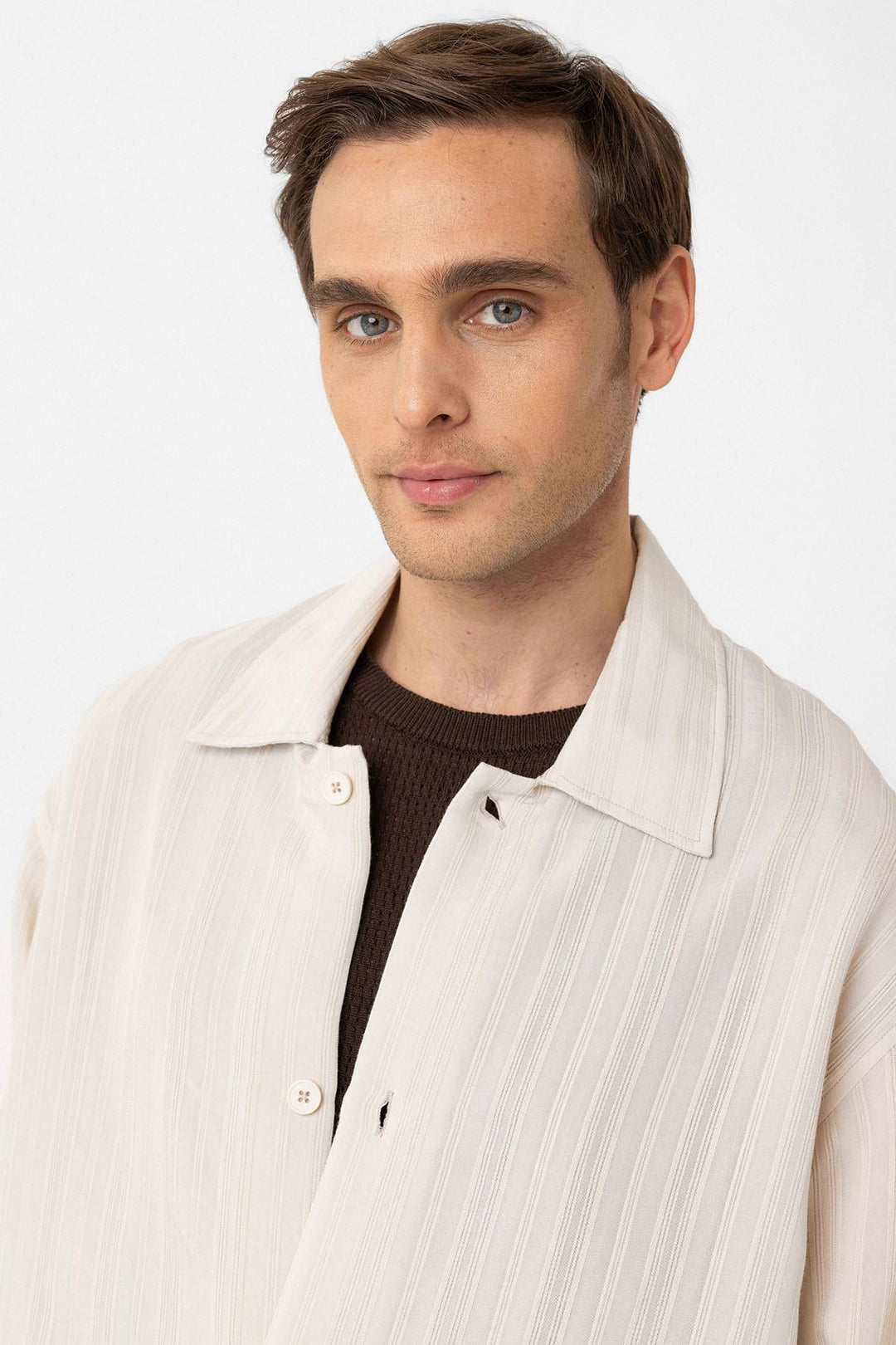 ANT Antioch Lord Oversize Textured Men's Shirt - Crawley
