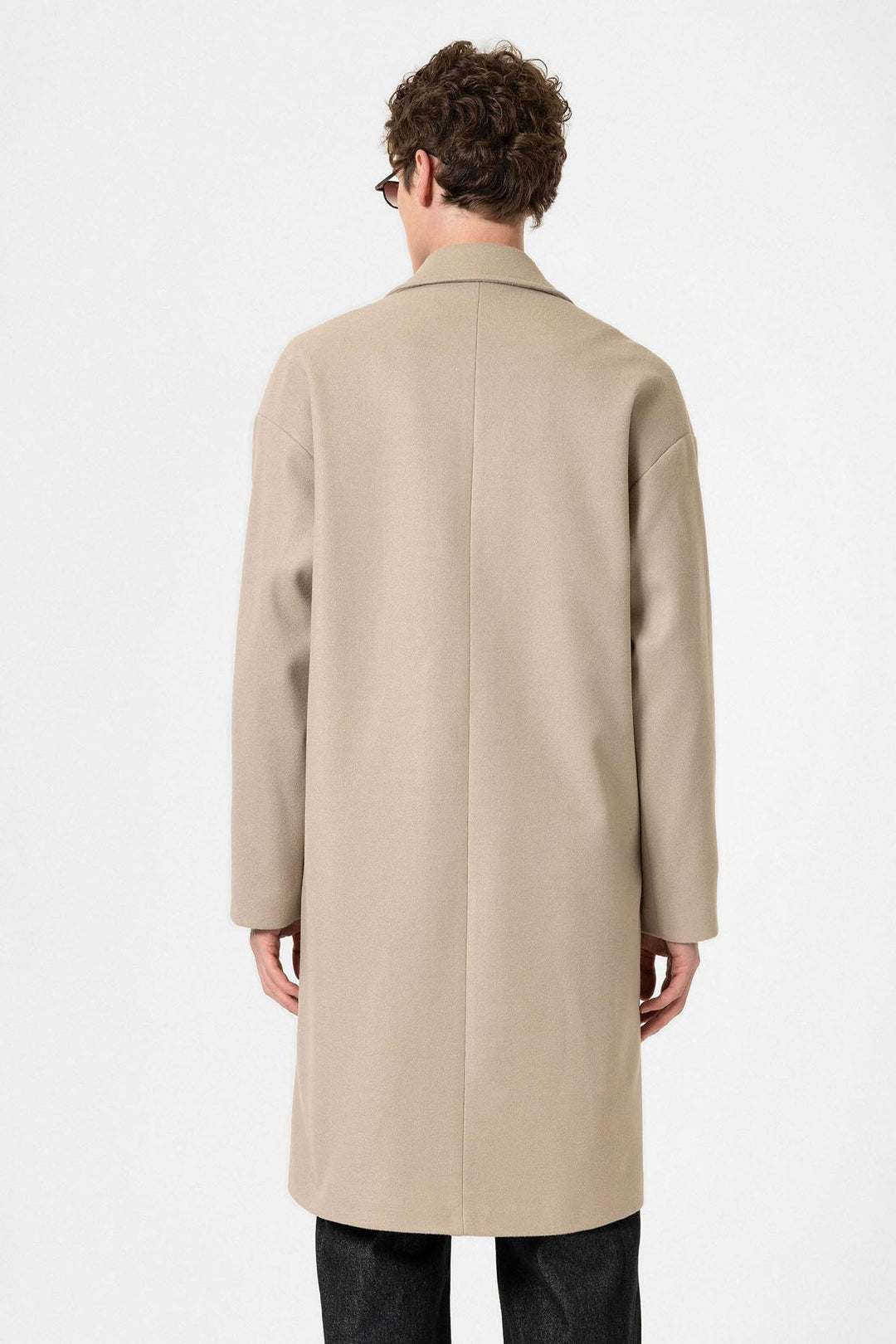 ANT Antioch Bej Oversize Men's Coat - Aschaffenburg