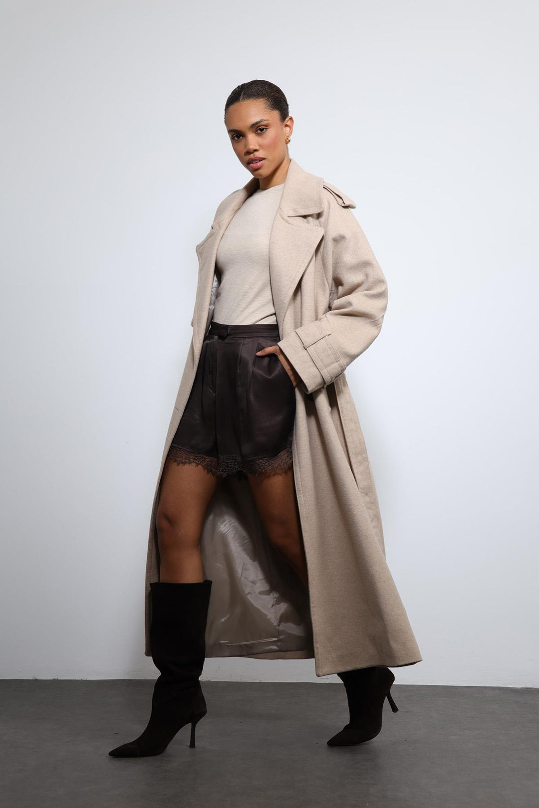 ANT Antioch Lord Oversized Belted Coat - Hutchinson