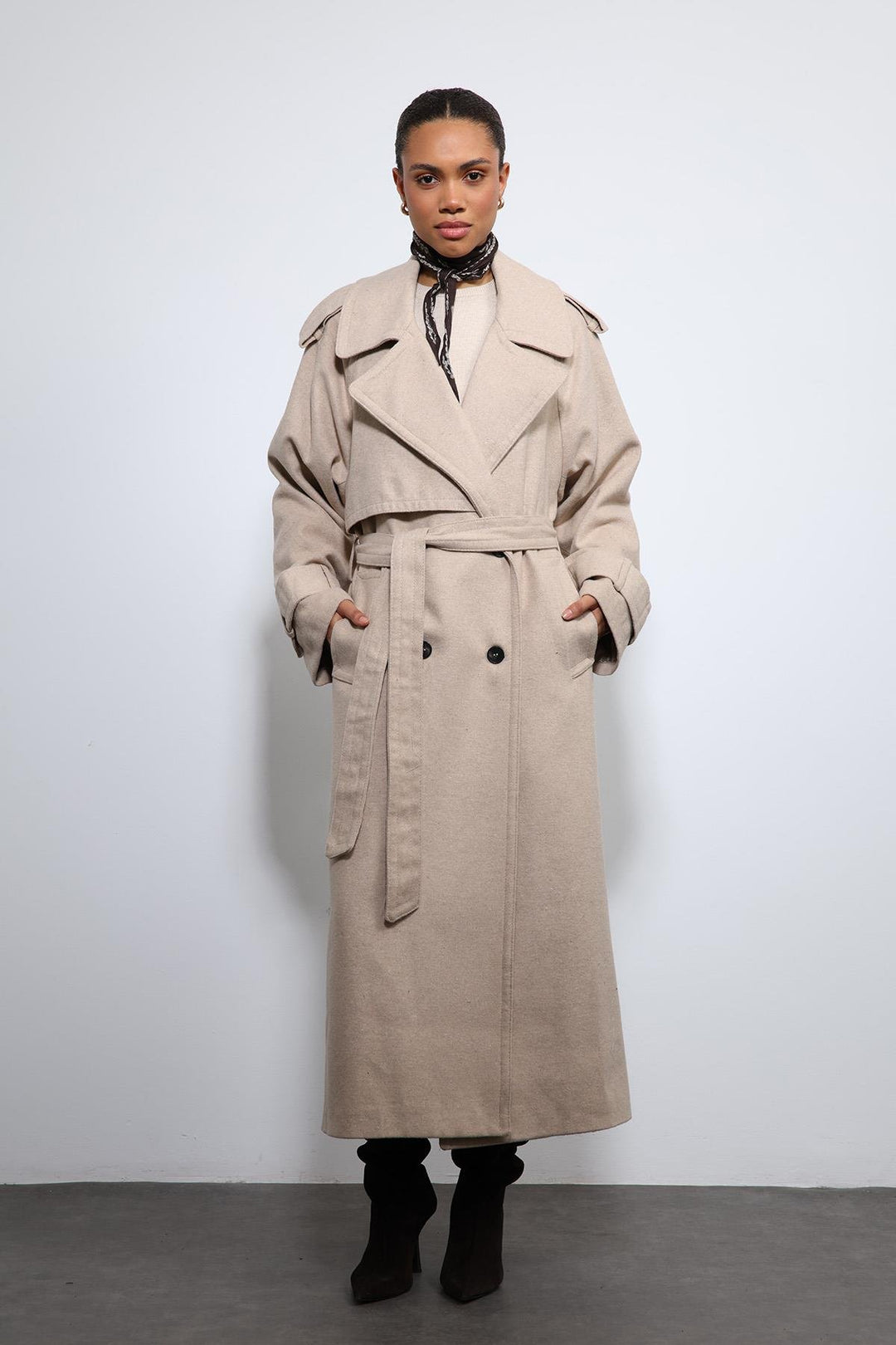ANT Antioch Lord Oversized Belted Coat - Hutchinson