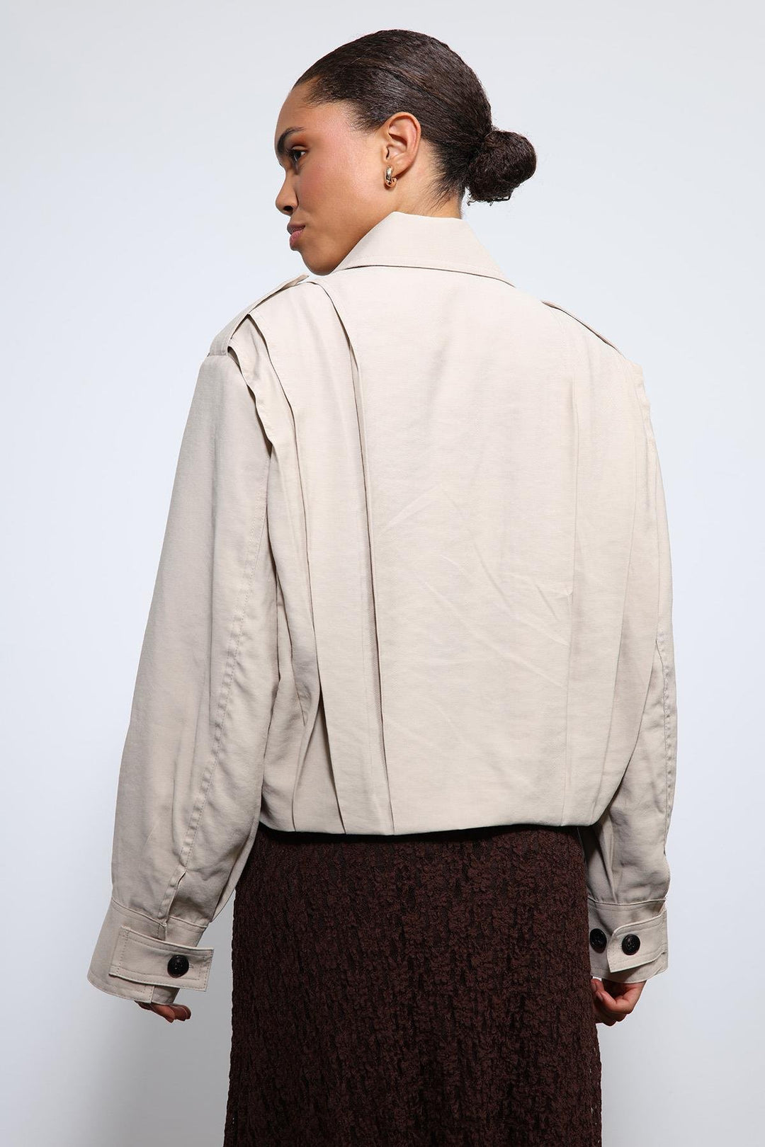 ANT Antioch Lord Pile Detailed Stand-up Collar Coat - Gateshead