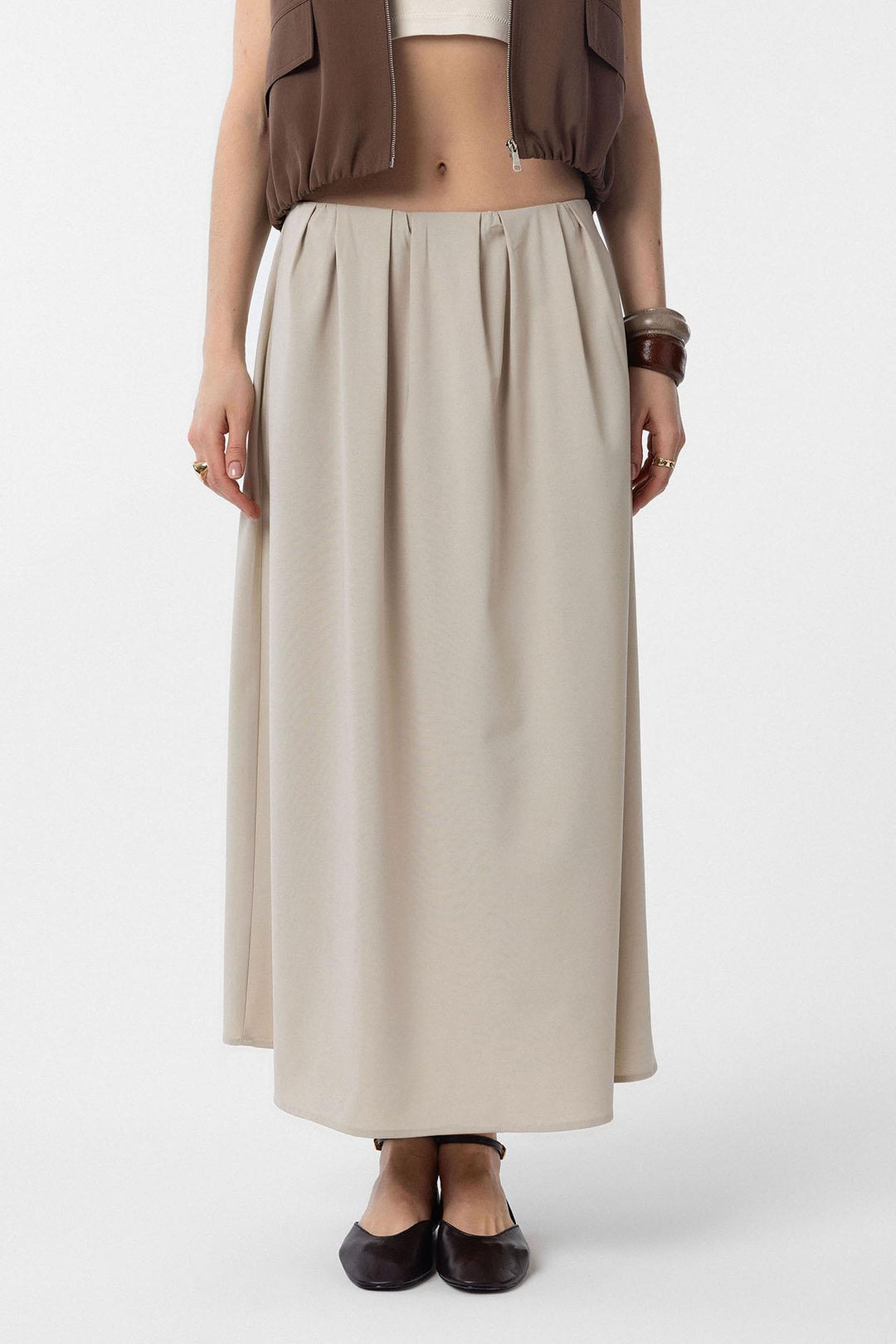ANT Antioch Lord Puffy Woman Midi Skirt - Bethesda