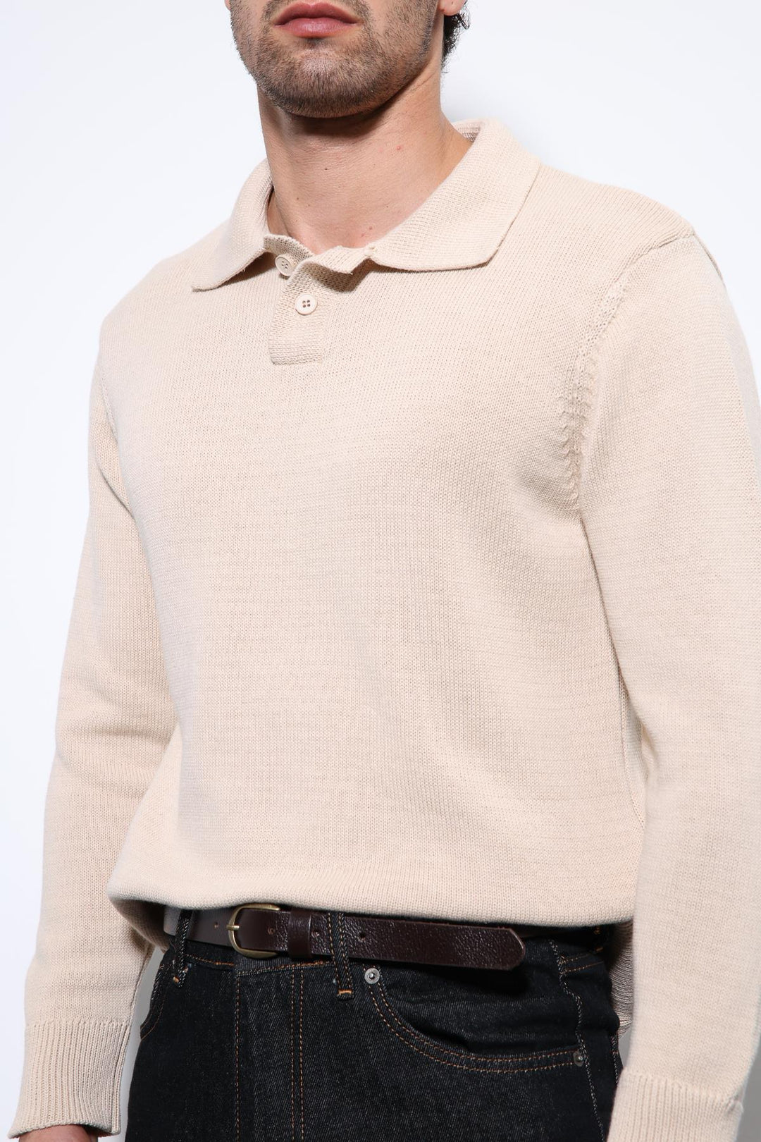ANT Antioch Men's Basic Polo Neck Sweater - Offenburg
