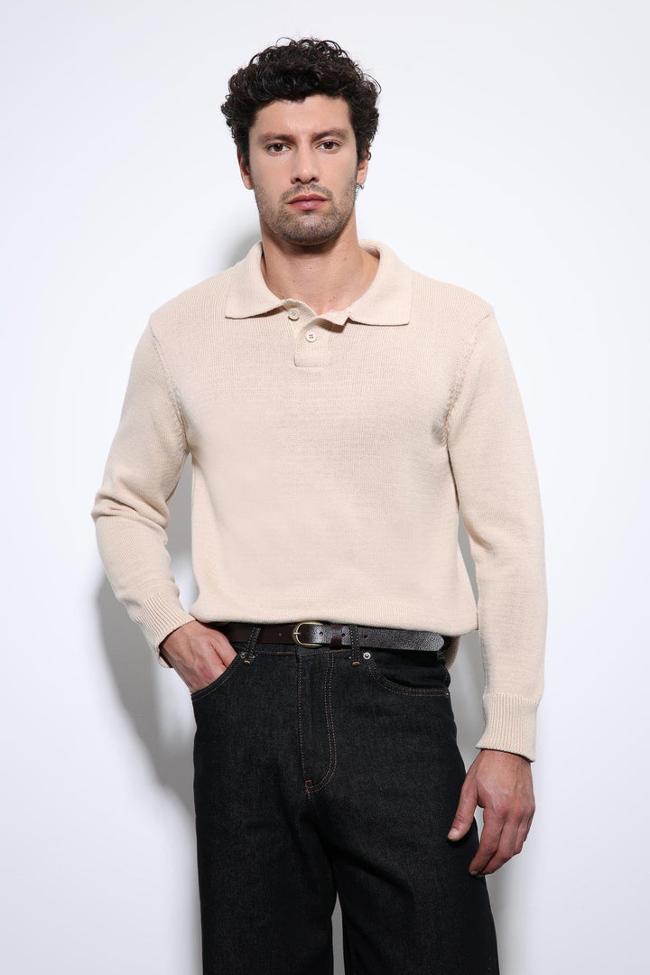 ANT Antioch Men's Basic Polo Neck Sweater - Offenburg