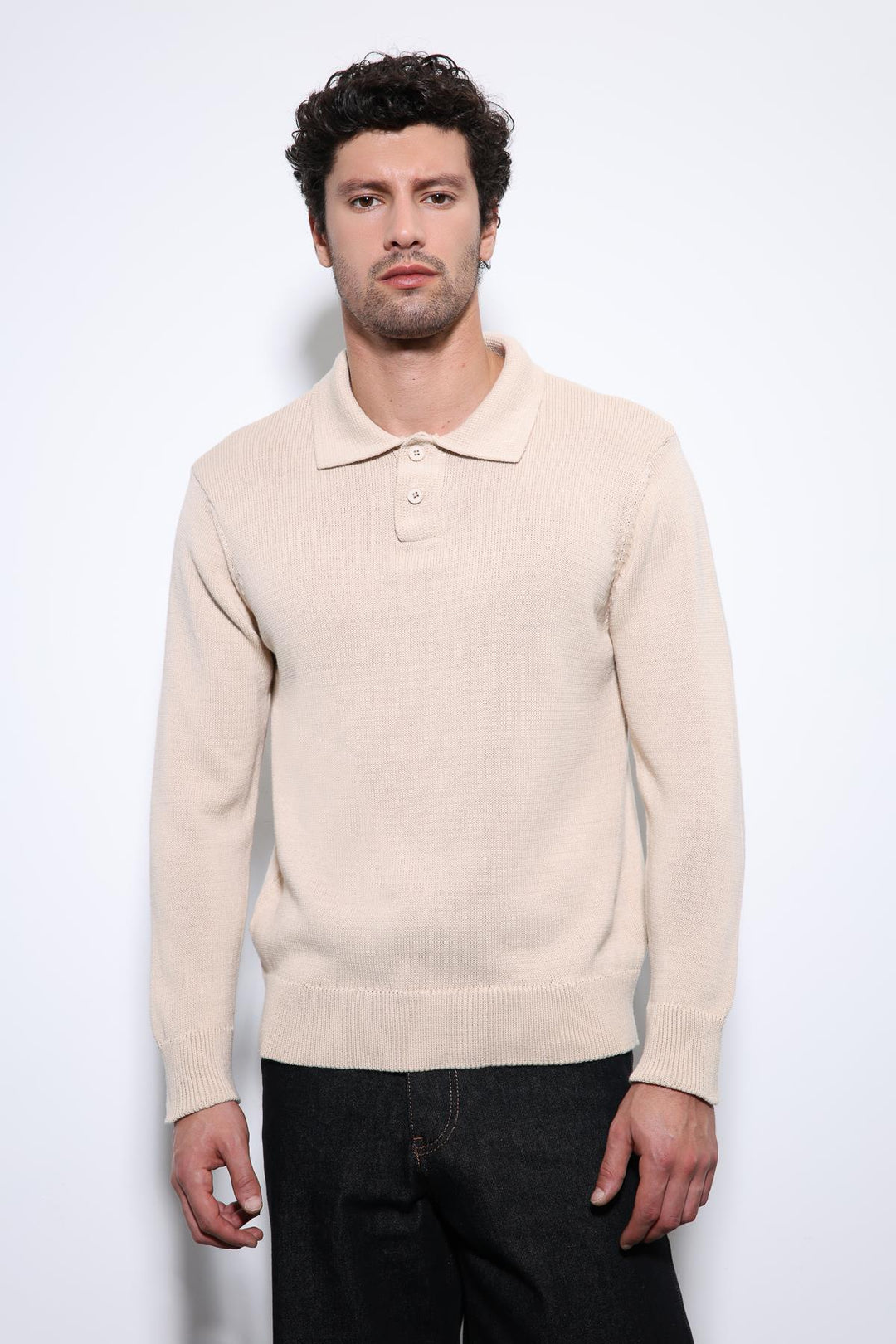 ANT Antioch Men's Basic Polo Neck Sweater - Offenburg