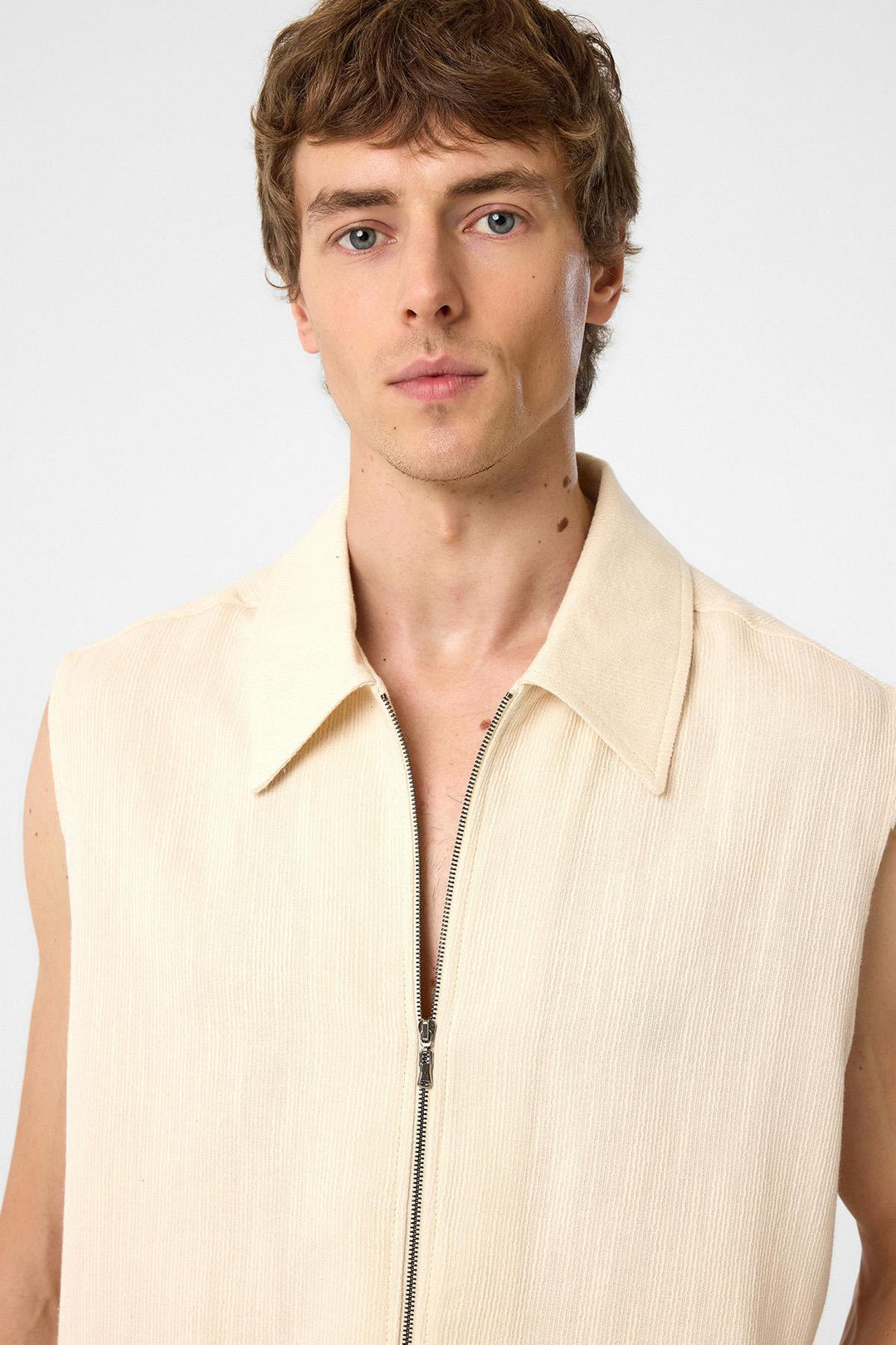 ANT Antioch Lord Polo Neck Textured Men's Vest - Westfield