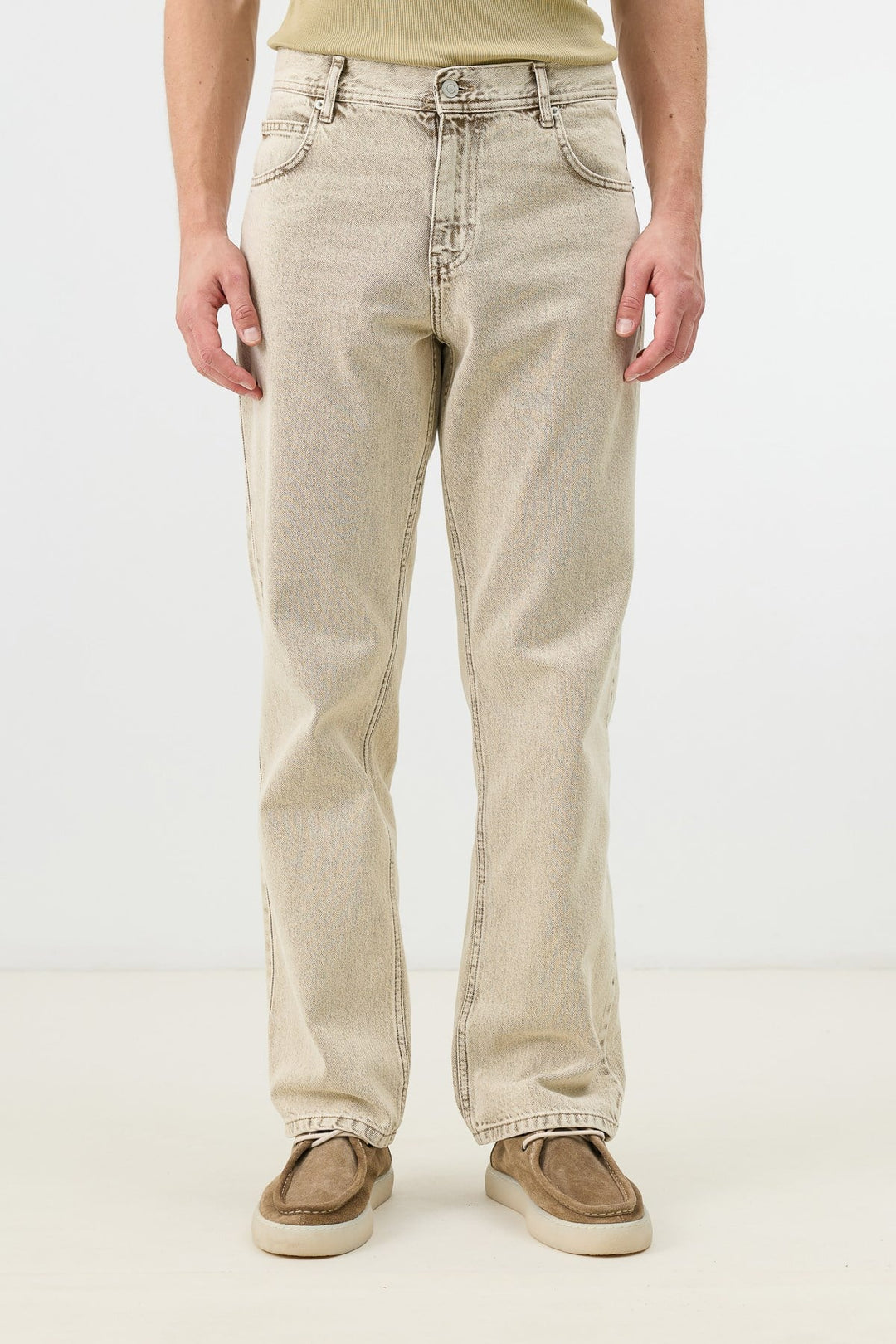 ANT Antioch Bej Regular Fit Erkek Jean - Winchester