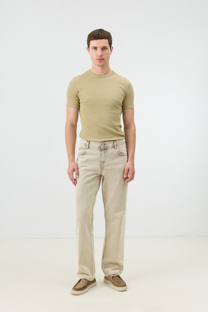 ANT Antioch Bej Regular Fit Erkek Jean - Winchester