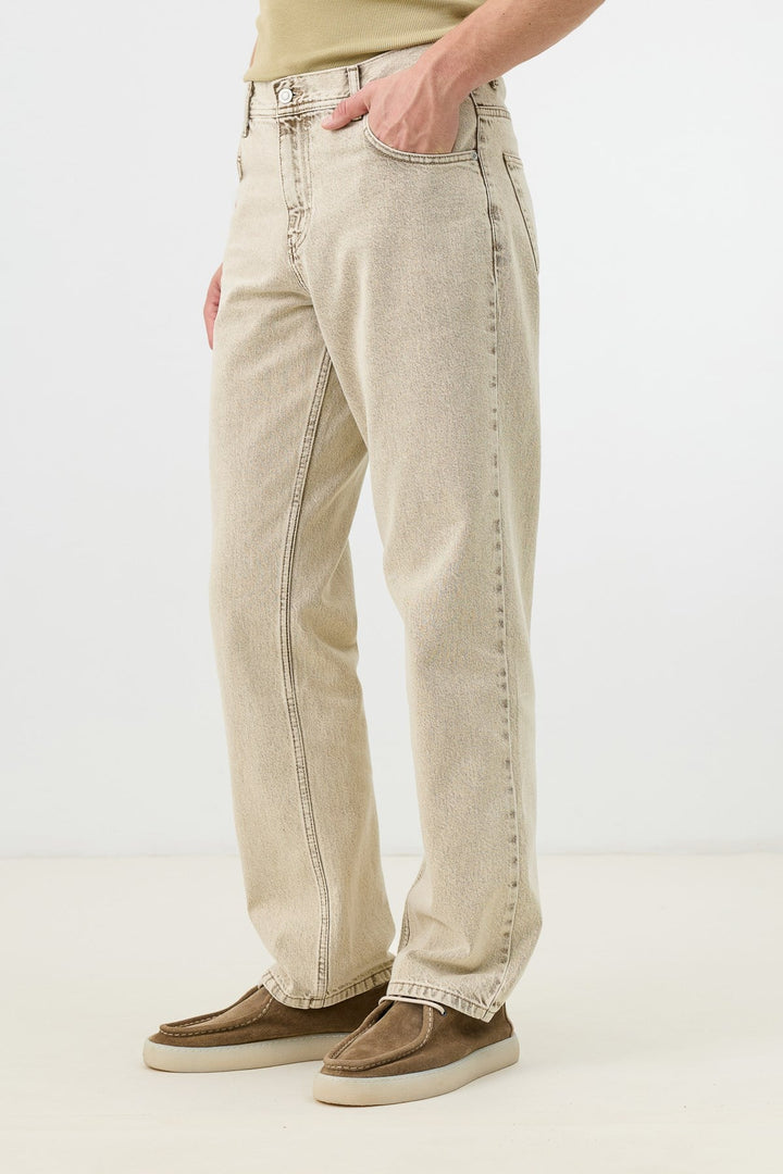 ANT Antioch Bej Regular Fit Erkek Jean - Winchester