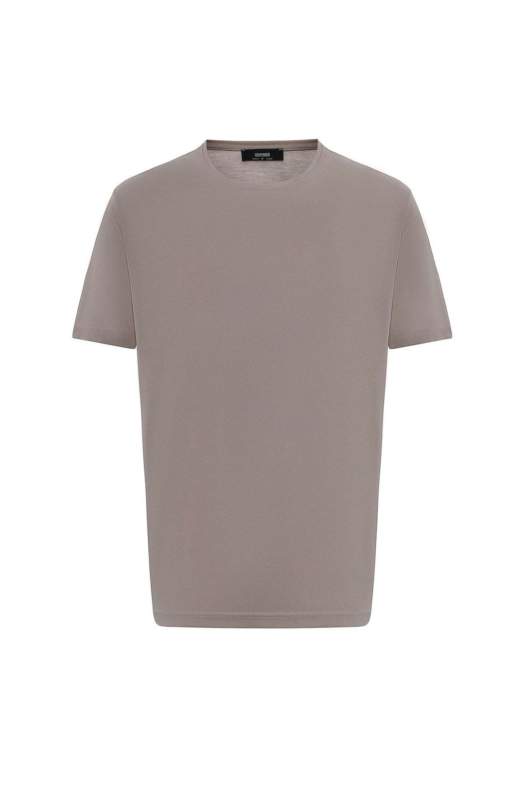 ANT Antioch Bej Regular Fit Modal Technical Fabric Men's T-Shirt - Chieti