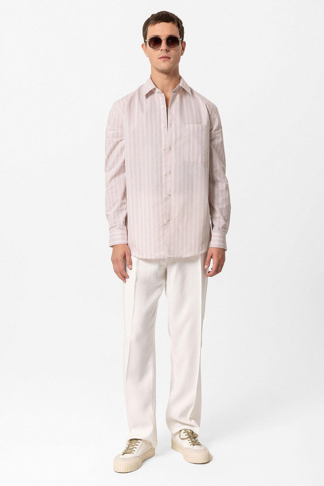 ANT Regular Fit Long Sleeve Striped Men's Shirt - Louisville