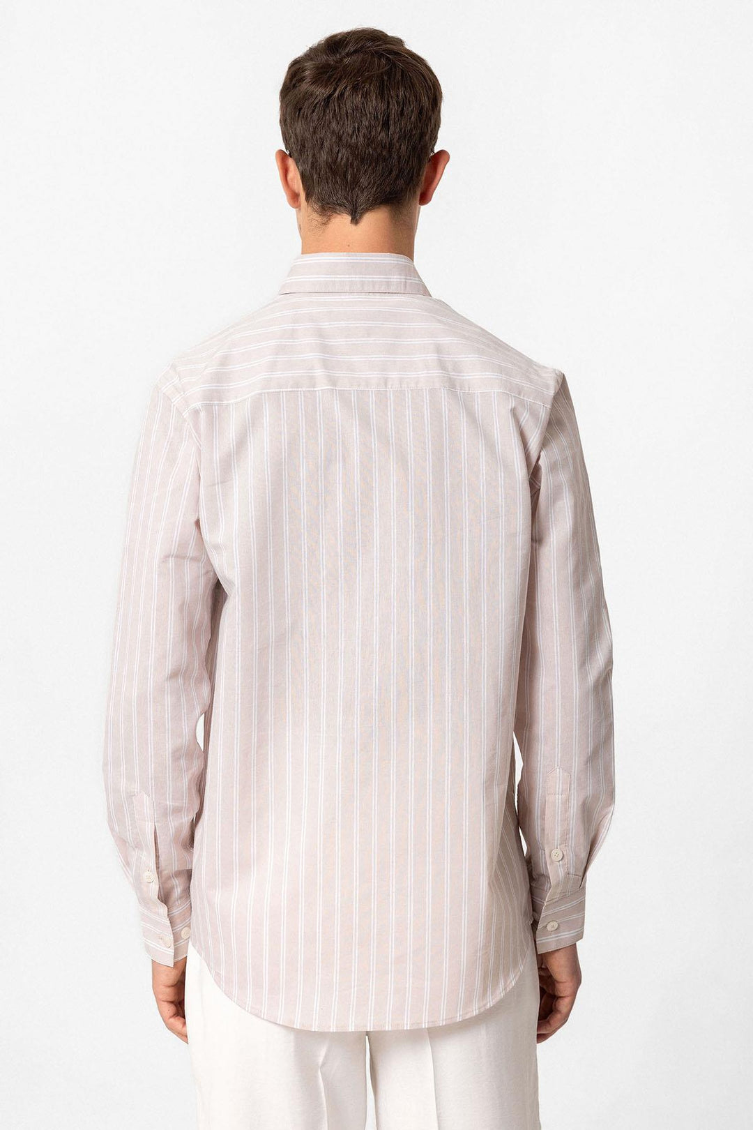 ANT Regular Fit Long Sleeve Striped Men's Shirt - Louisville