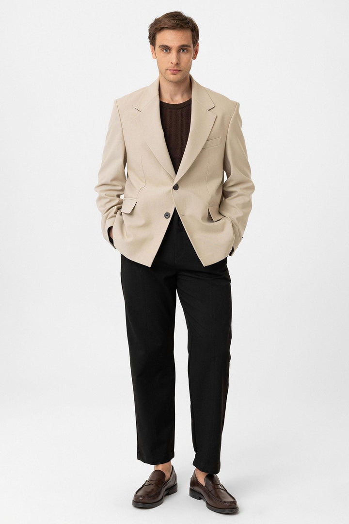 ANT Antioch Bej Relax Fit Men's Blazer Jacket - Hagerstown