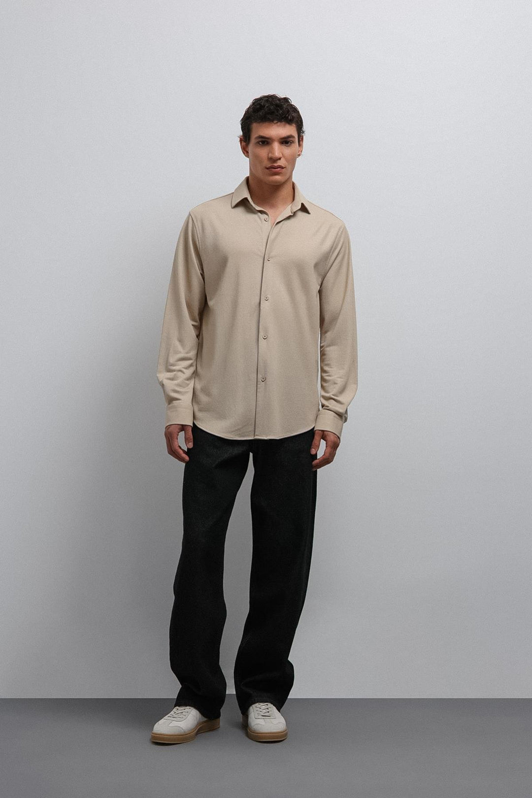 ANT Antioch Bej Relax Fit Men's Shirt - Holyoke