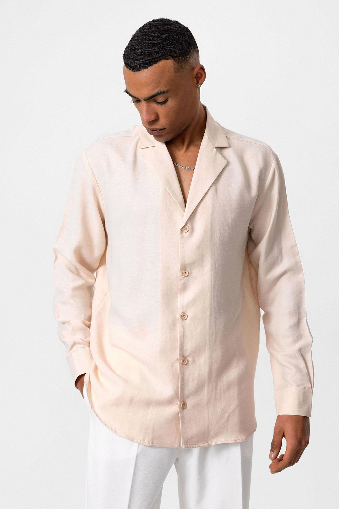 ANT Antioch Bej Relax Fit Men's Shirt - San Pedro Garza García