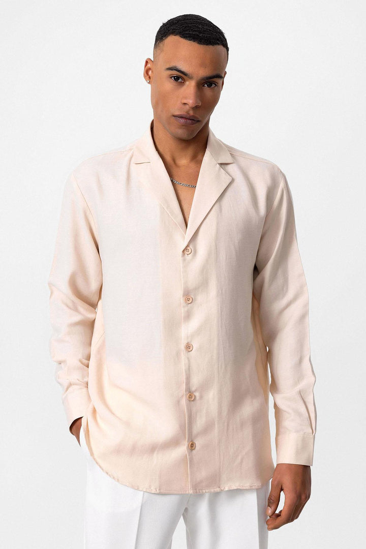 ANT Antioch Bej Relax Fit Men's Shirt - San Pedro Garza García