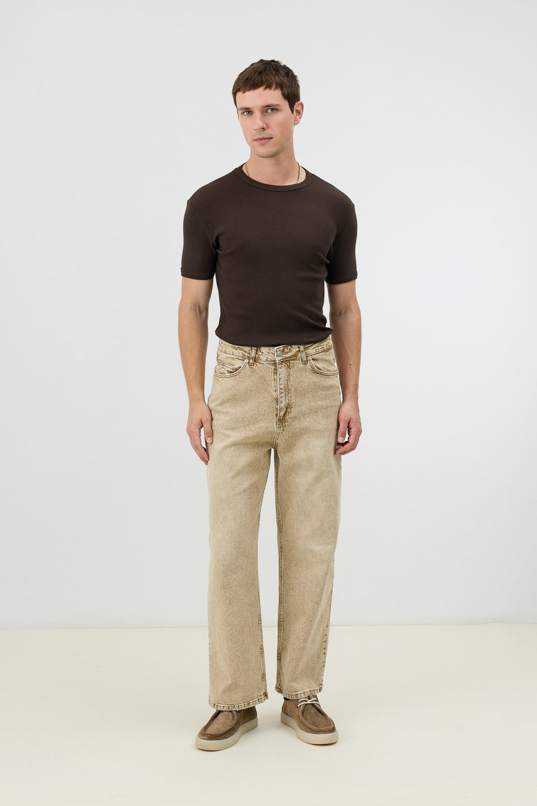 ANT Antioch Bej Relax Fit Erkek Jean - Pátra