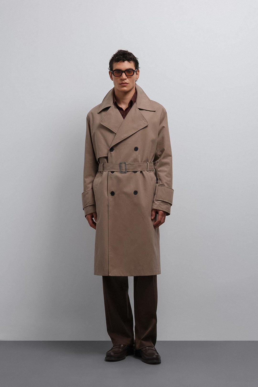 ANT Antioch Bej Relax Fit Men's Trench Coat - San Luis Potosí