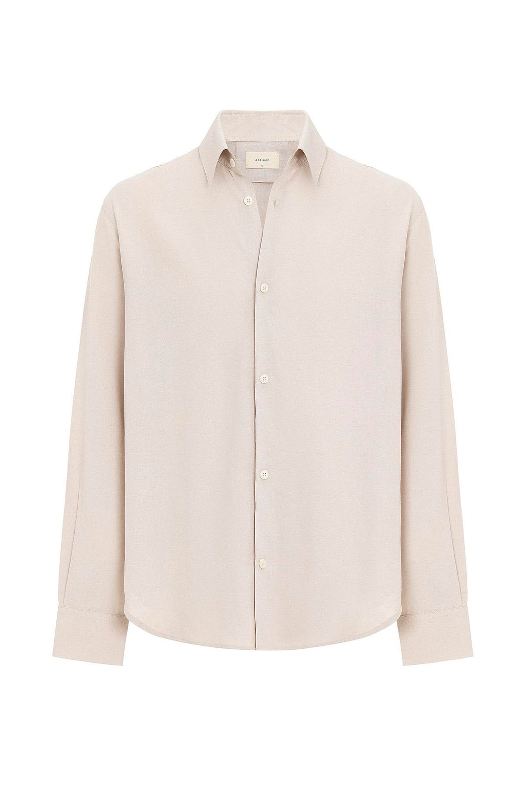 ANT Antioch Bej Relax Fit Linen Blend Men's Shirt - Porirua