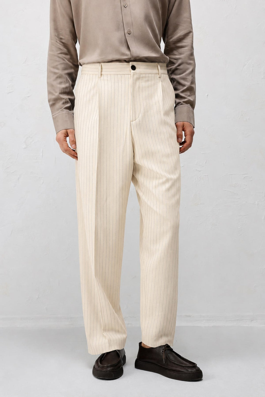 ANT Relaxed Fit Striped Men's Suit - Mettmann