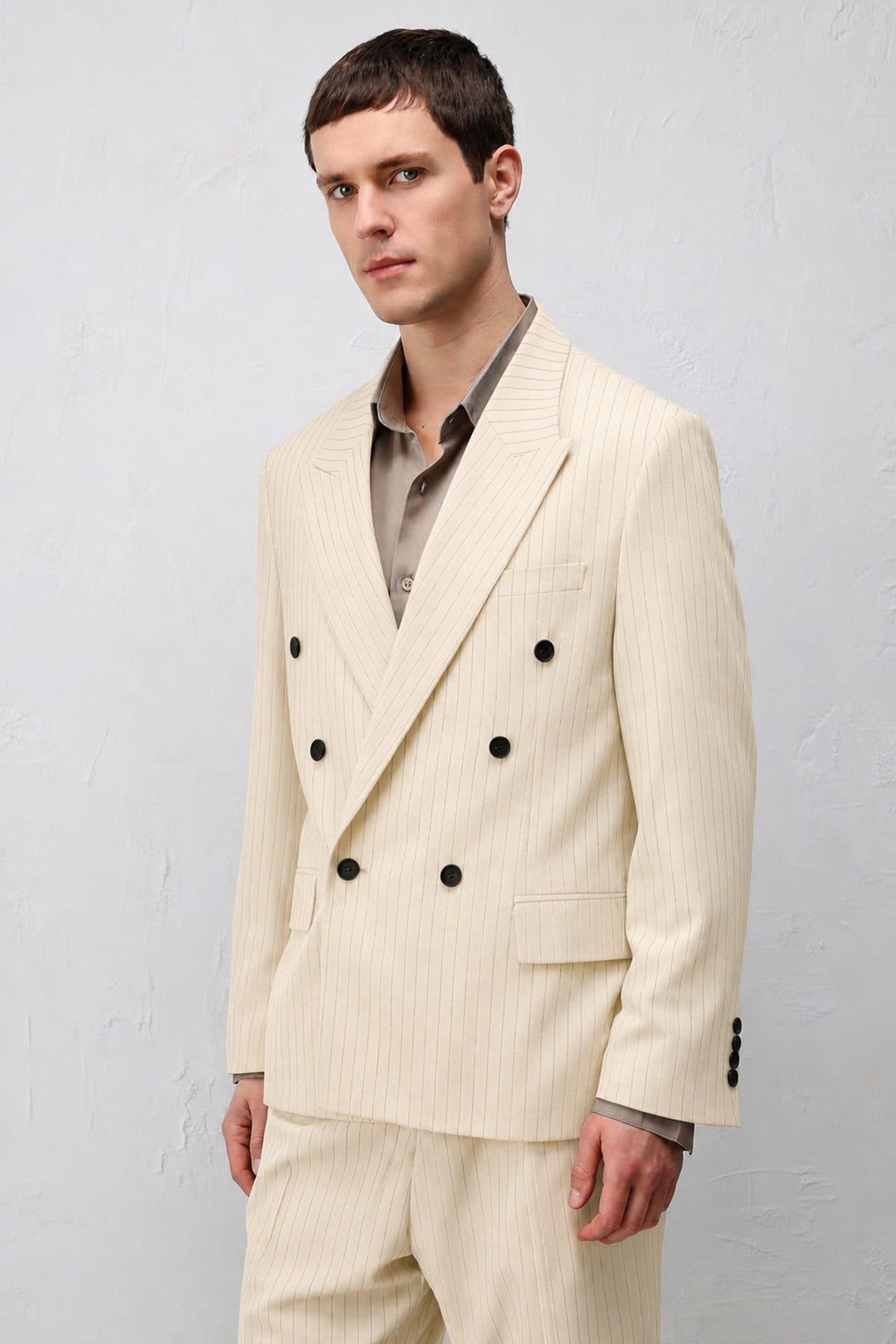 ANT Relaxed Fit Striped Men's Suit - Mettmann
