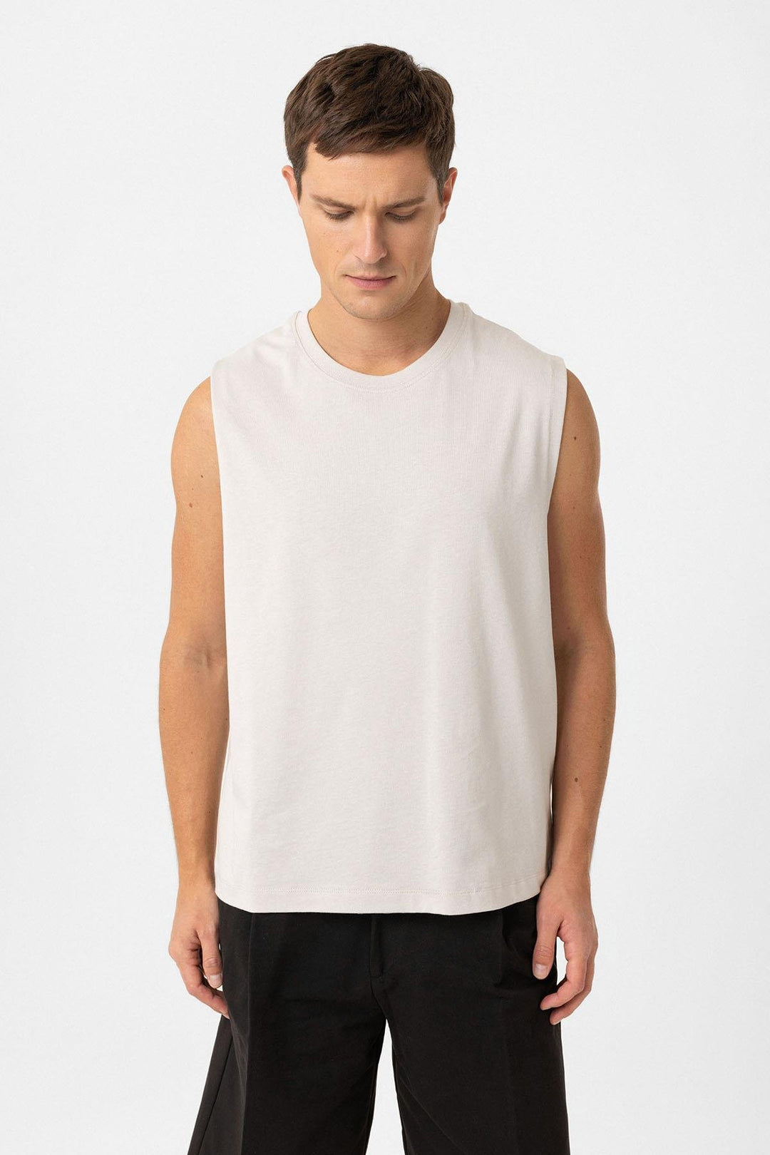 ANT Antioch Bej Relaxed Fit Men's Tank Top - Farmington Hills