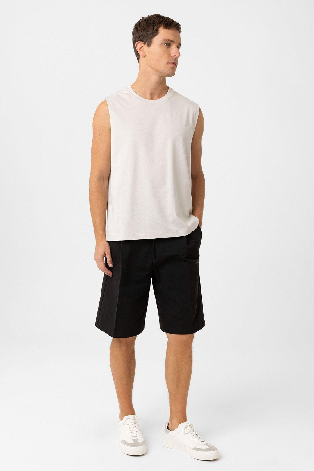 ANT Antioch Bej Relaxed Fit Men's Tank Top - Farmington Hills