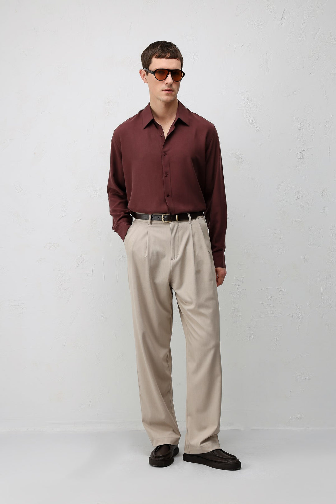 ANT Antioch Bej Relaxed Fit Erkek Pantolon - Telford