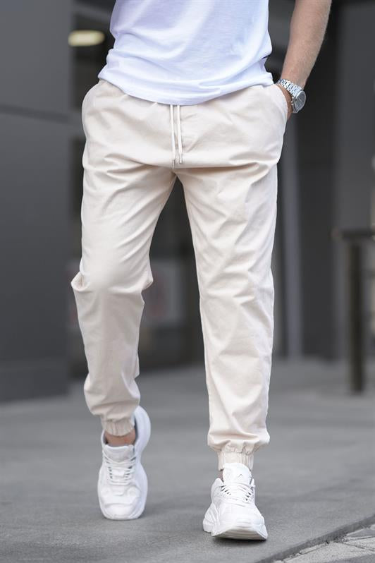 MDX Beige Relaxed Jogger Pants 6853 - Kirkland
