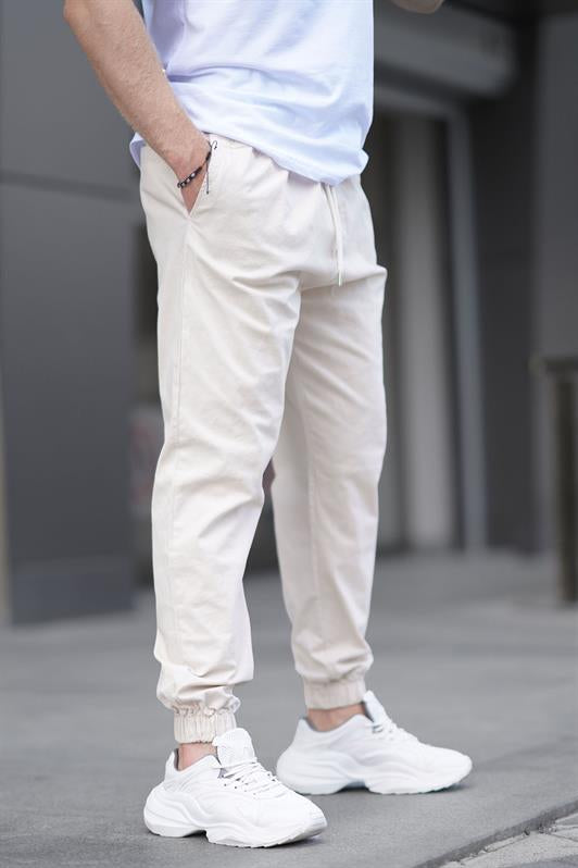 MDX Beige Relaxed Jogger Pants 6853 - Kirkland