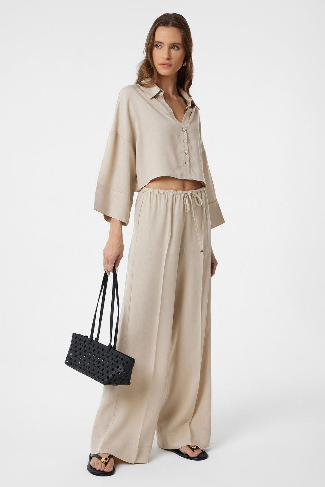 ANT Antioch Bej Relaxed Women's Pants - East Honolulu
