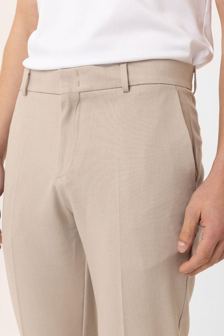 ANT Antioch Bej Slim Fit Comfort Erkek Pantolon - Kamianske