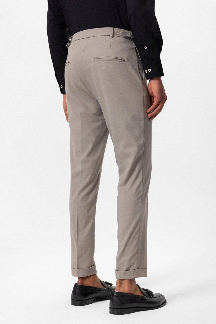 ANT Antioch Bej Slim Fit Duble Paça Erkek Pantolon - Garbsen