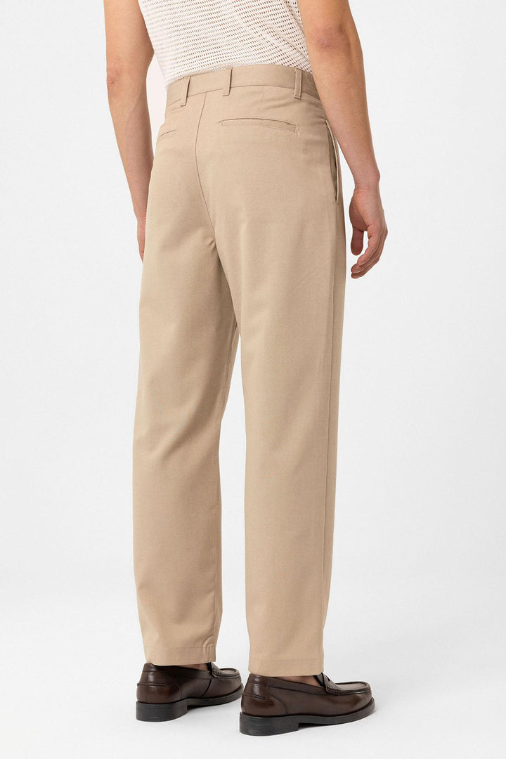 ANT Antioch Bej Straight Fit Erkek Pantolon - Valle de Santiago