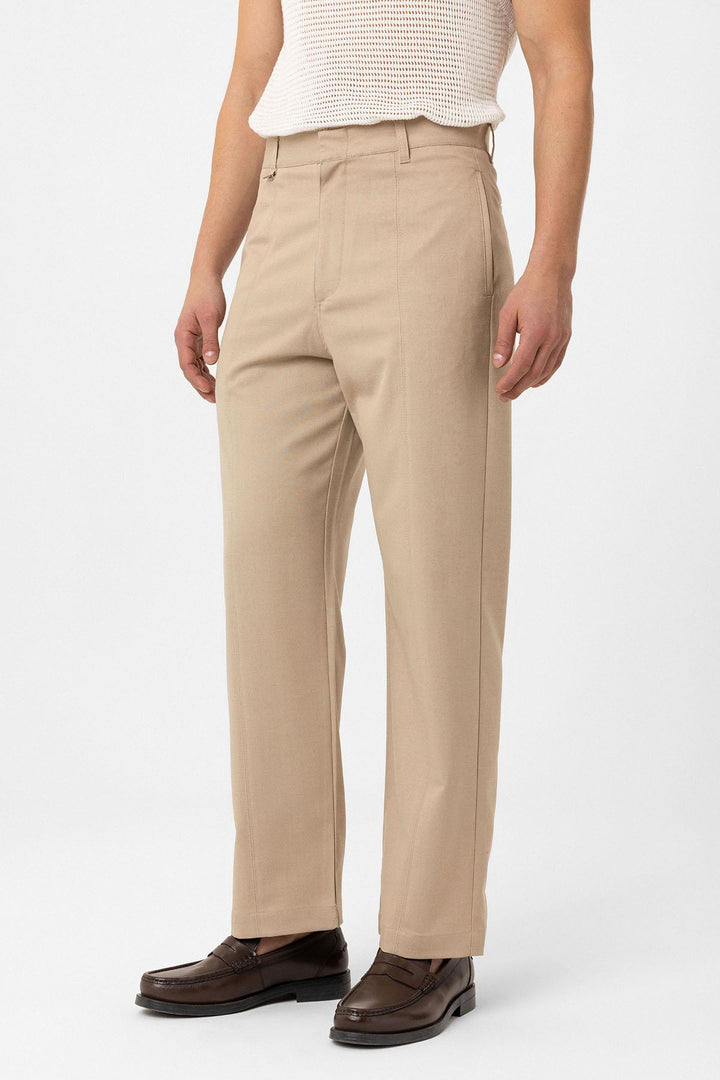 ANT Antioch Bej Straight Fit Erkek Pantolon - Valle de Santiago