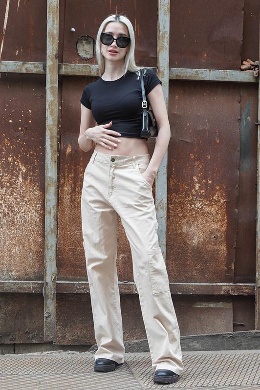 MDX Beige Straight Fit Cargo Pants MG1601 - Ettlingen