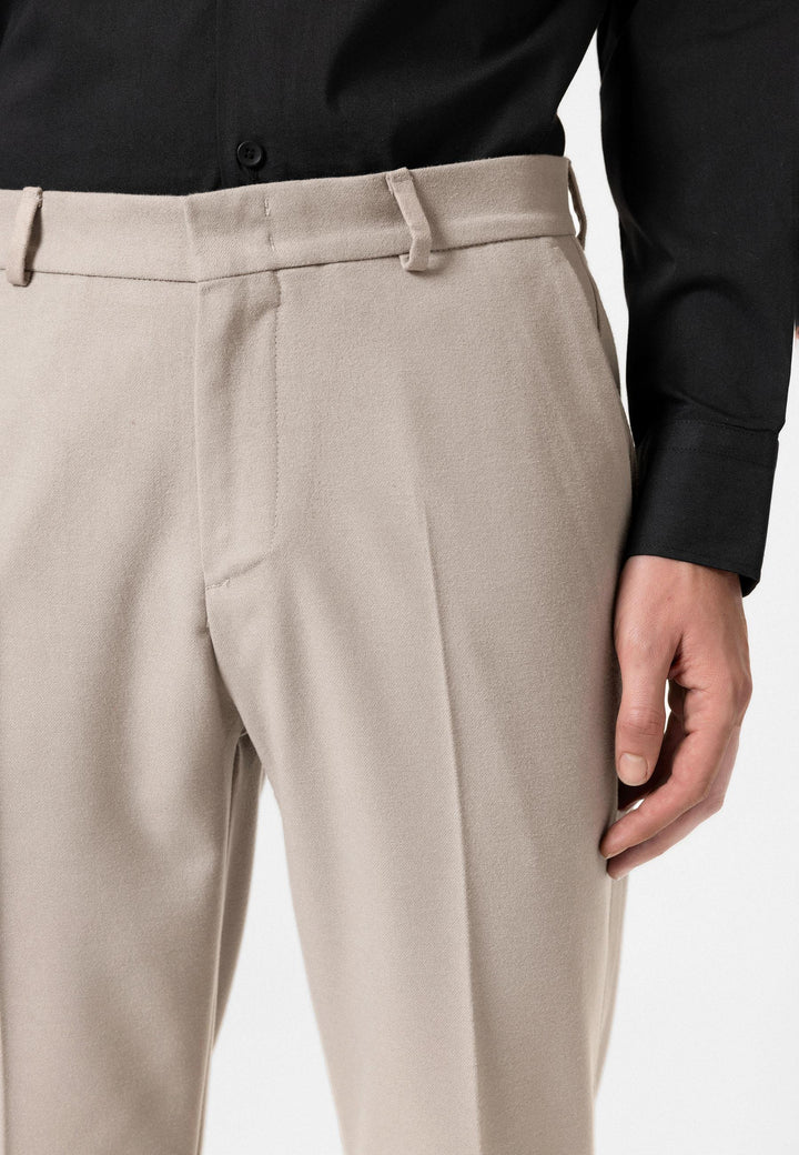 ANT Antioch Bej High Waist Classic Men's Trousers - Mairena del Aljarafe