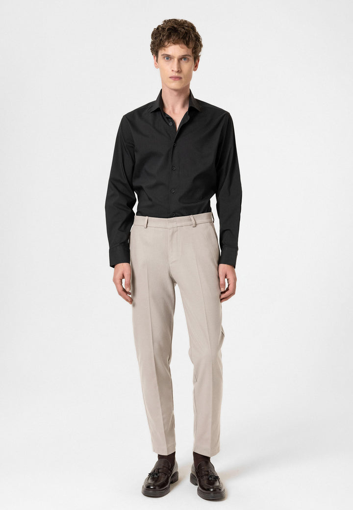 ANT Antioch Bej High Waist Classic Men's Trousers - Mairena del Aljarafe