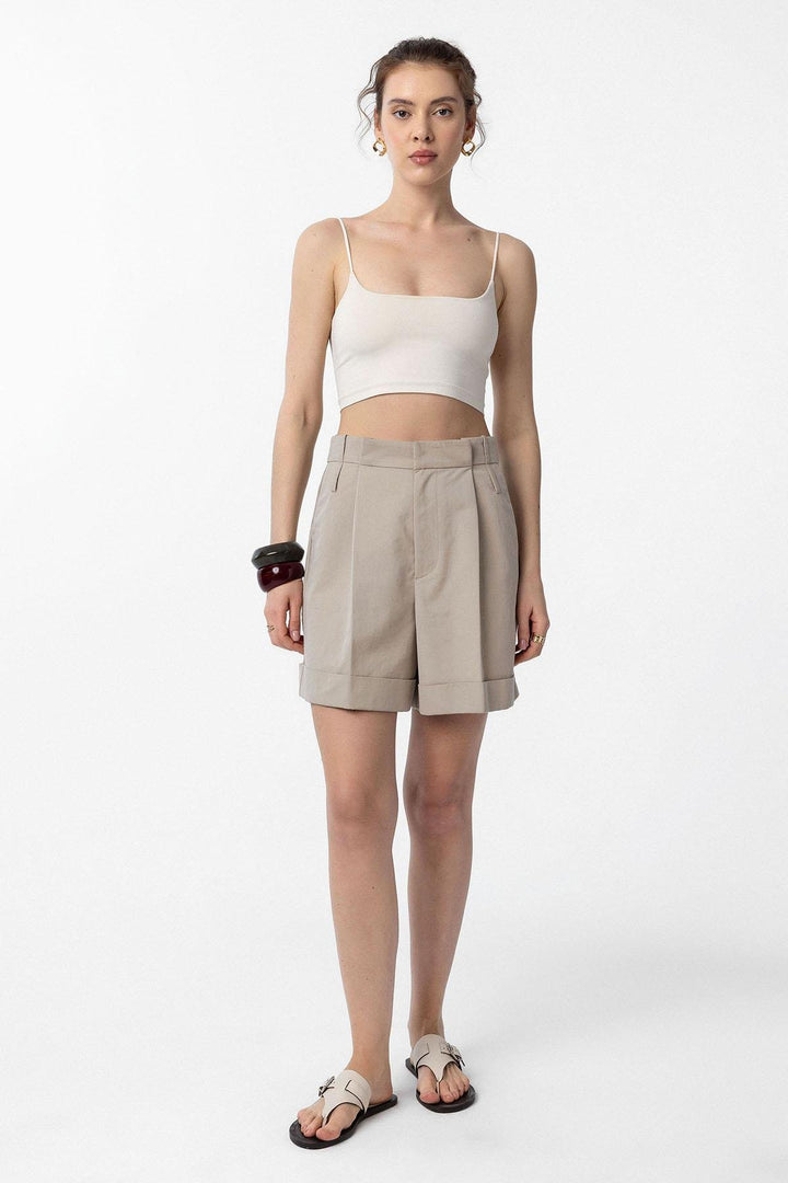 ANT Antioch Lord High Waist Brushed Women's Bermuda Shorts - Tynemouth