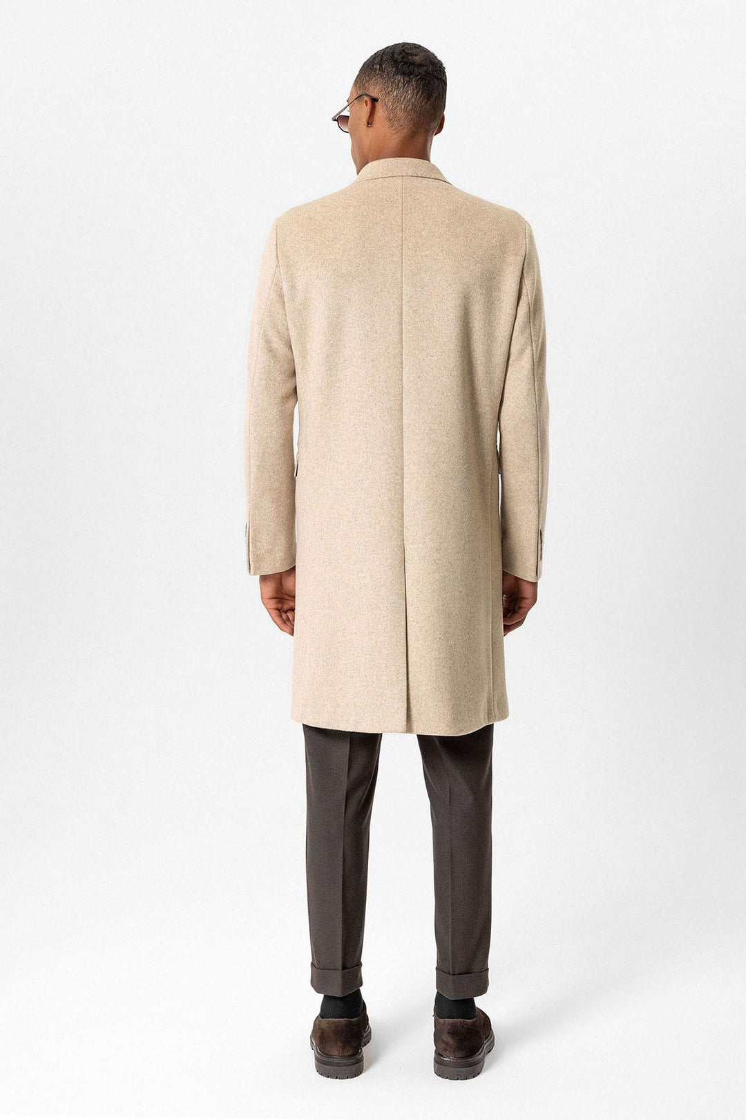 ANT Antioch Lord Wool Blend Double-Breasted Men's Coat - Tecámac