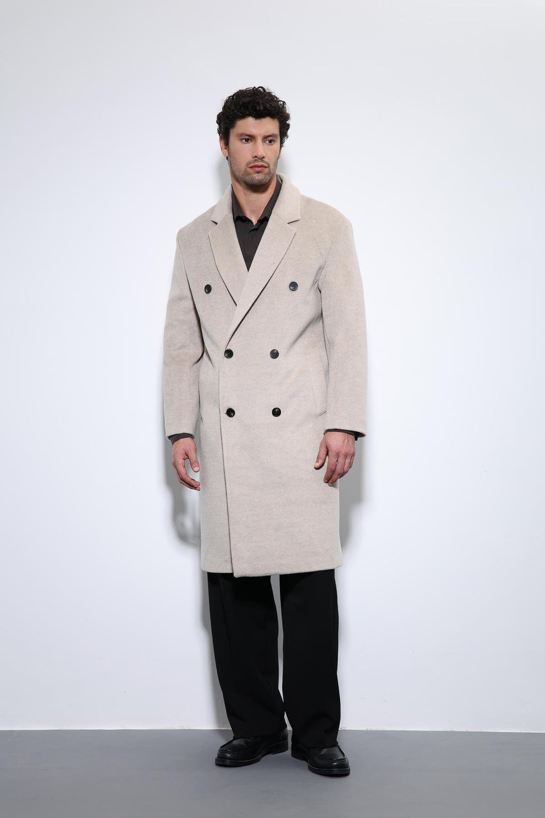 ANT Antioch Lord Wool Blend Double-Breasted Men's Coat - Mykolaiv