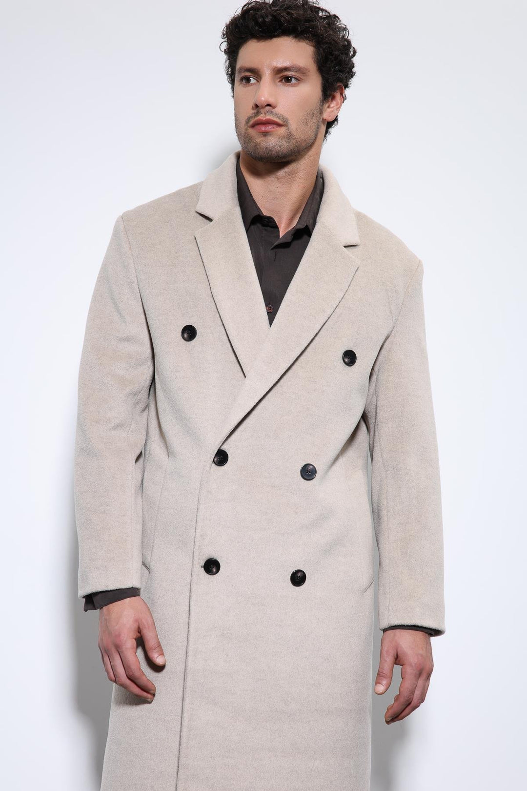 ANT Antioch Lord Wool Blend Double-Breasted Men's Coat - Mykolaiv