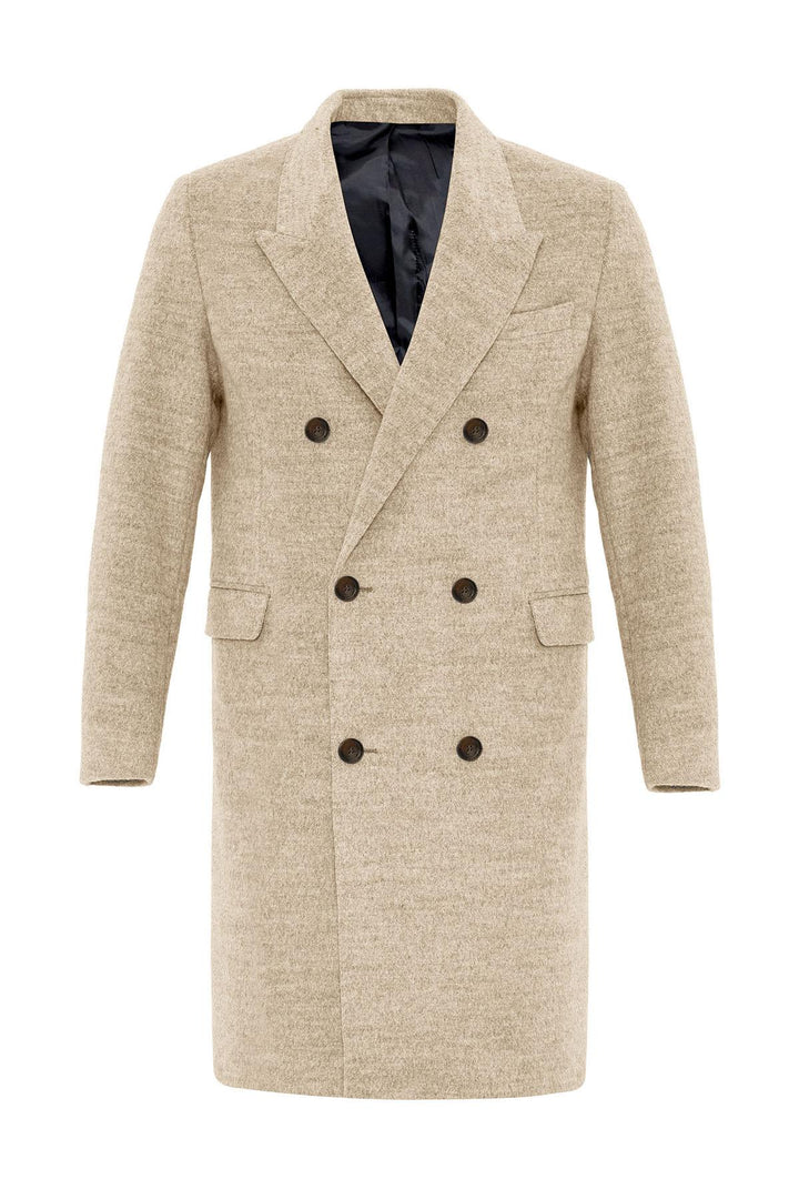 ANT Antioch Lord Wool Blend Double-Breasted Men's Coat - Tecámac