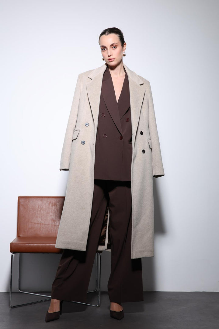 ANT Antioch Lord Wool Blend Double-Breasted Women's Coat - Ravensburg